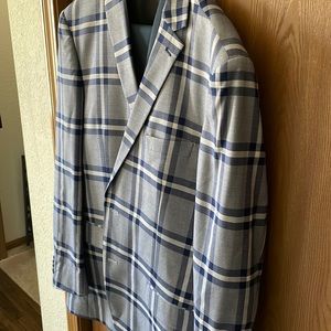 3 pc Checkers suit blue